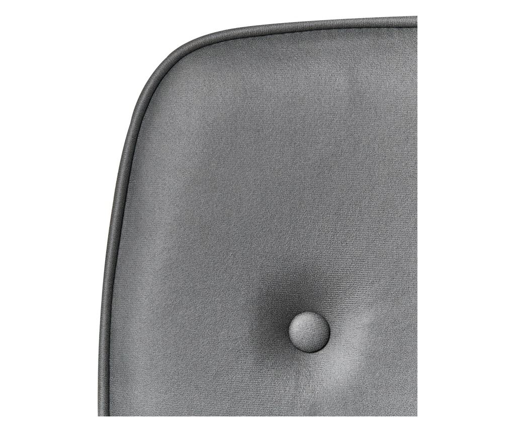 Forgószék PAWNEE Bársony Szürke - 7