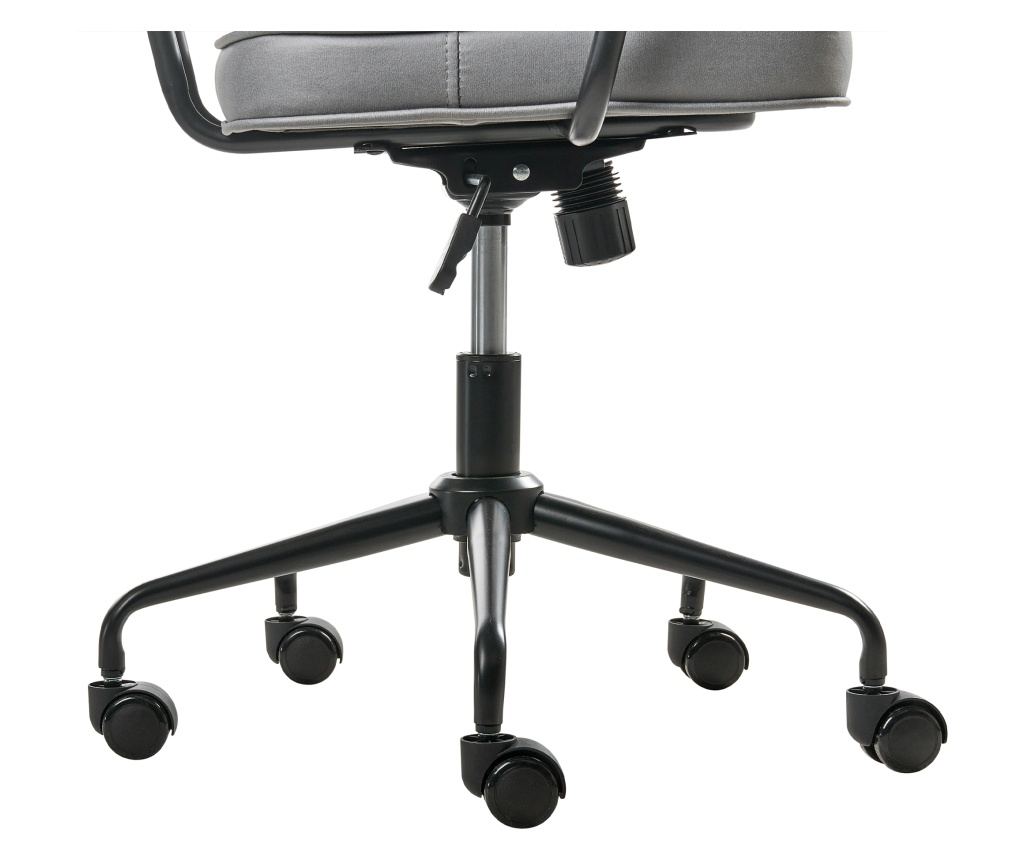 Forgószék PAWNEE Bársony Szürke - 9