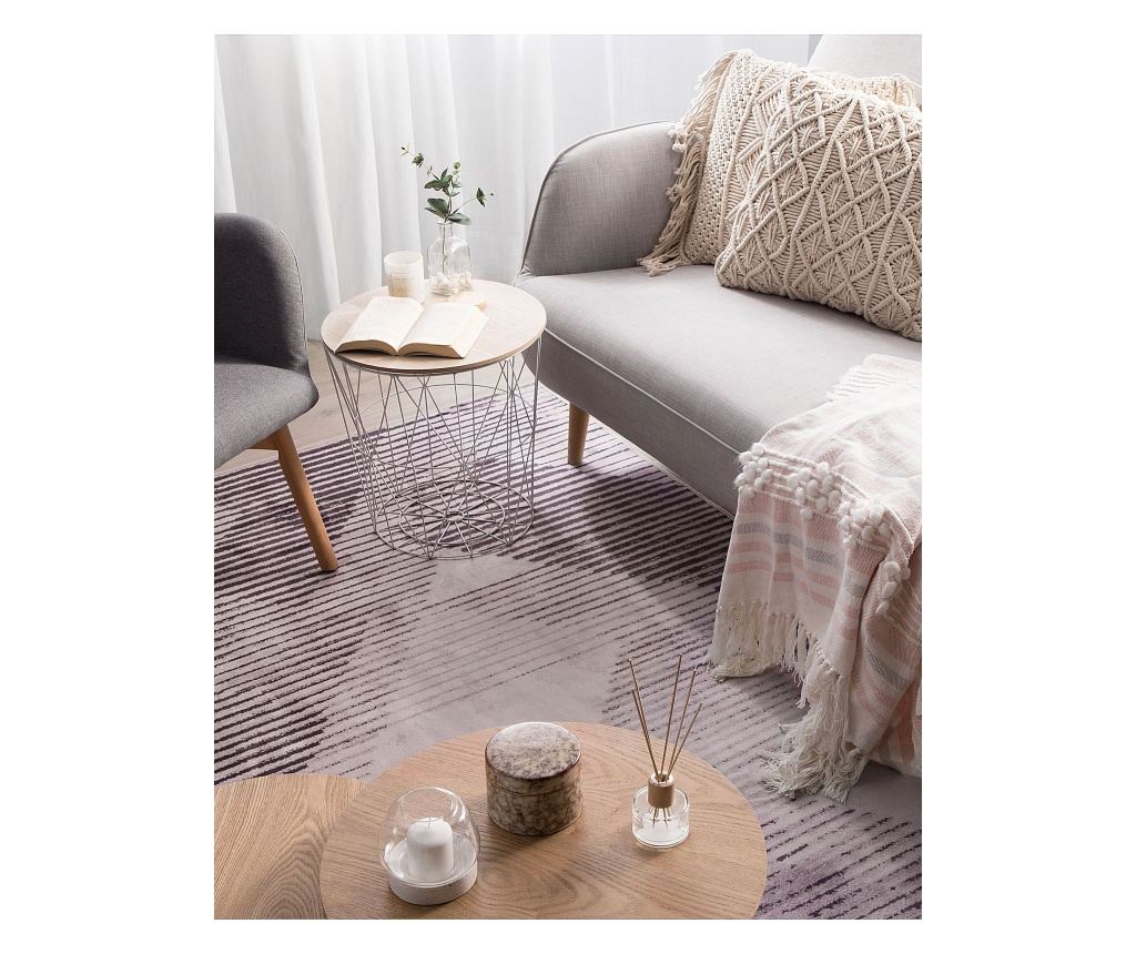 Szőnyeg KALE Rózsaszín 140 x 200 cm - 1