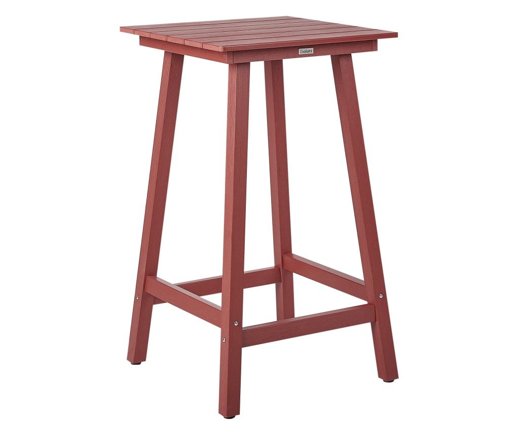 Kerti bárasztal ADIRONDACK 60 cm 59 cm Szintetikus anyag Piros - 2