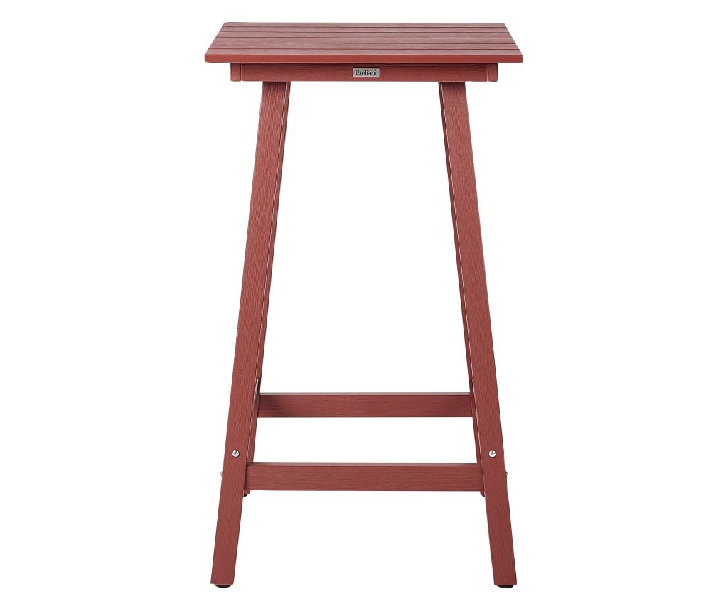 Kerti bárasztal ADIRONDACK 60 cm 59 cm Szintetikus anyag Piros - 4