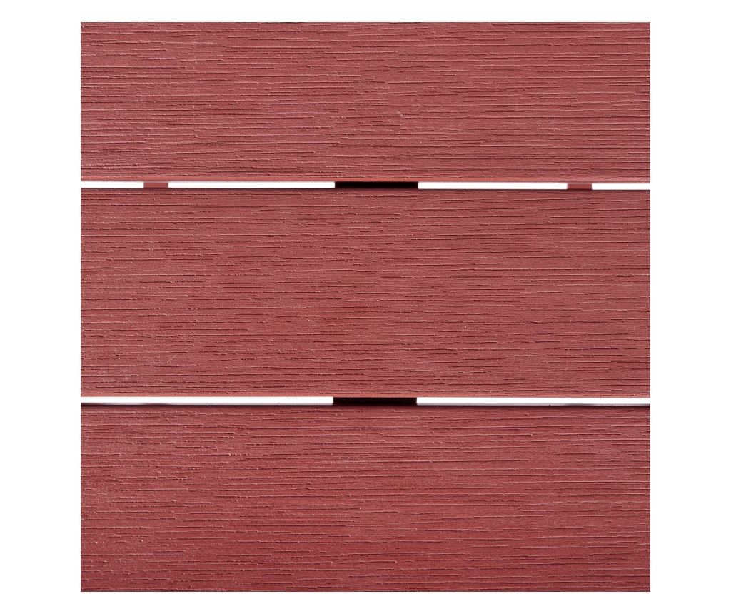 Kerti bárasztal ADIRONDACK 60 cm 59 cm Szintetikus anyag Piros - 8