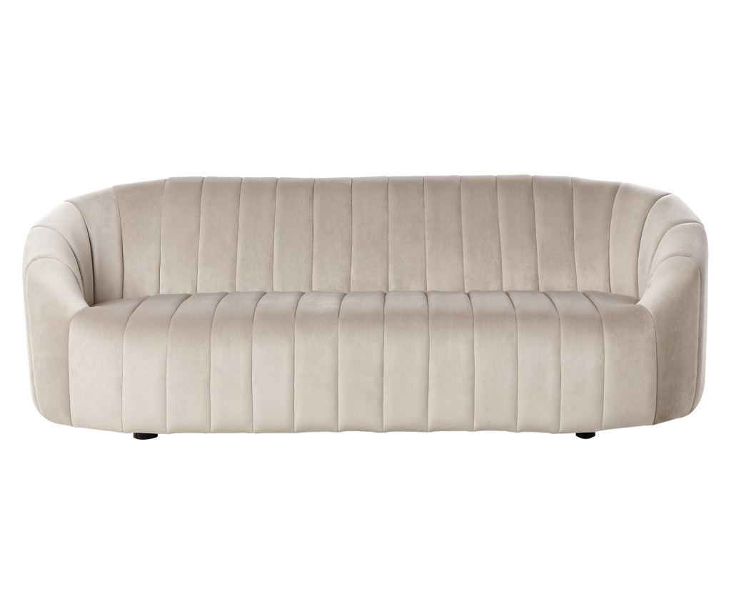 Kanapé 3 személyes MALUNG Bársony Bézs - 2