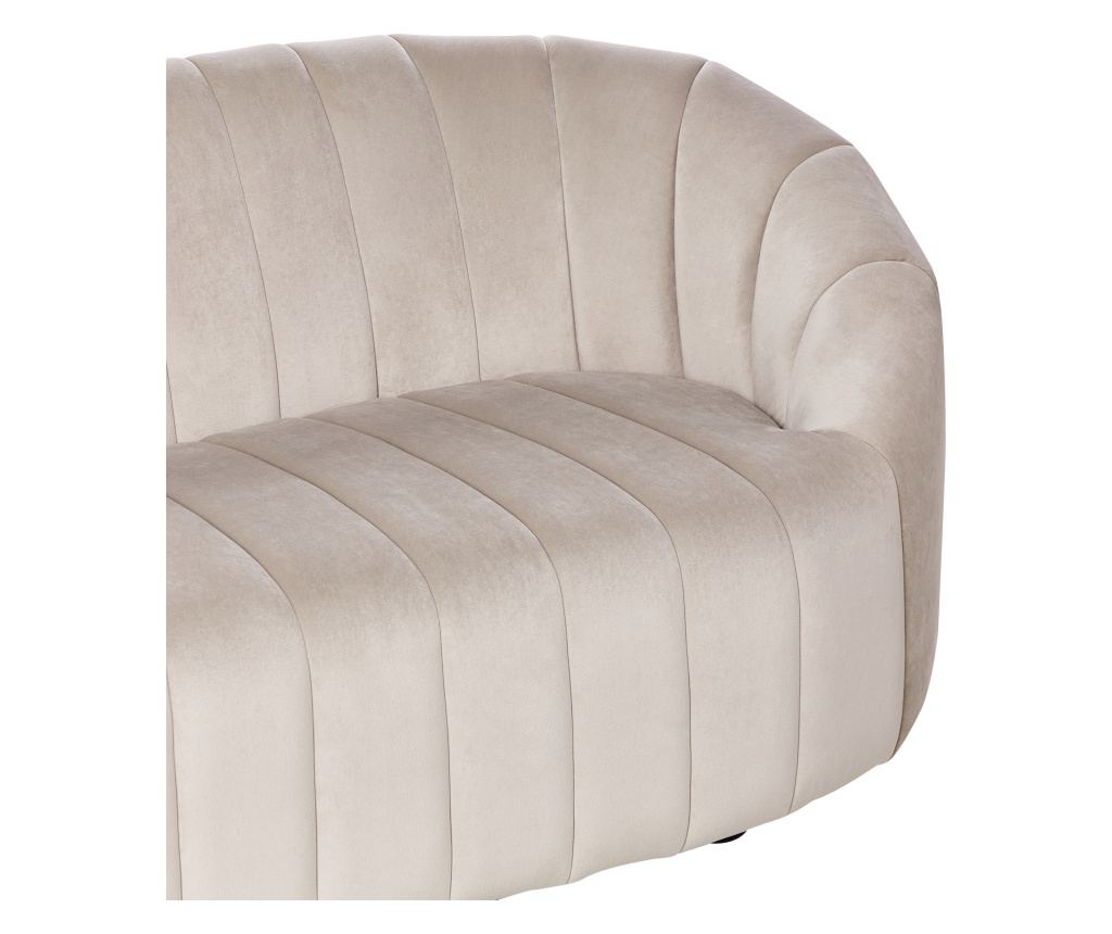 Kanapé 3 személyes MALUNG Bársony Bézs - 7