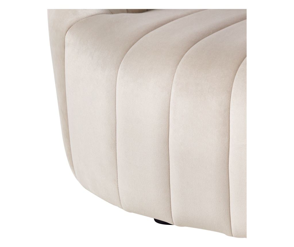 Kanapé 3 személyes MALUNG Bársony Bézs - 8