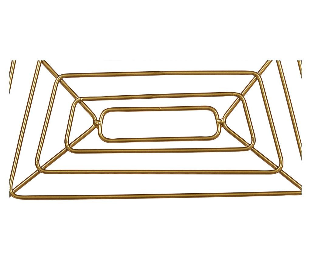 Étkezőszék kétdarabos szettben BEATTY Fém Arany - 9