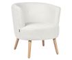 Fotel ODENZEN Buklé Fehér thumbnail 4