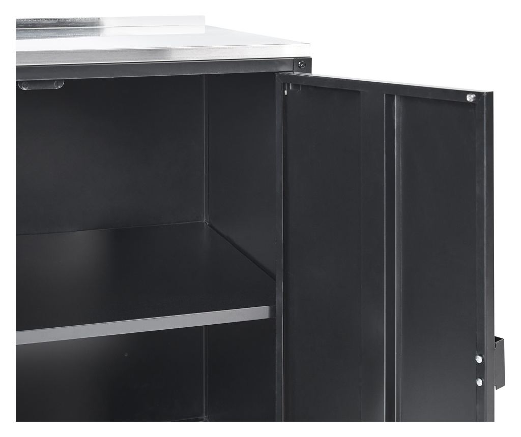 Kültéri konyhaszekrény VILAMA Fém Fekete - 8