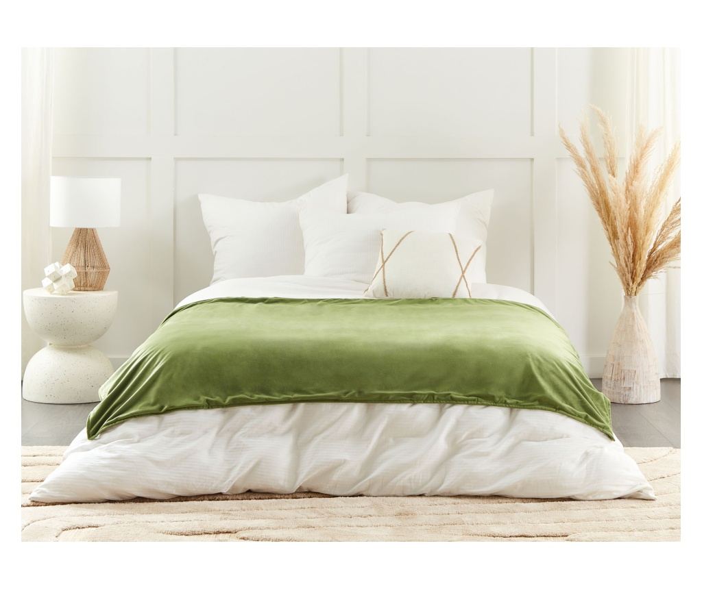 Súlyozott takaróhuzat 800 RHEA 120 x 180 cm Sötétzöld - 1