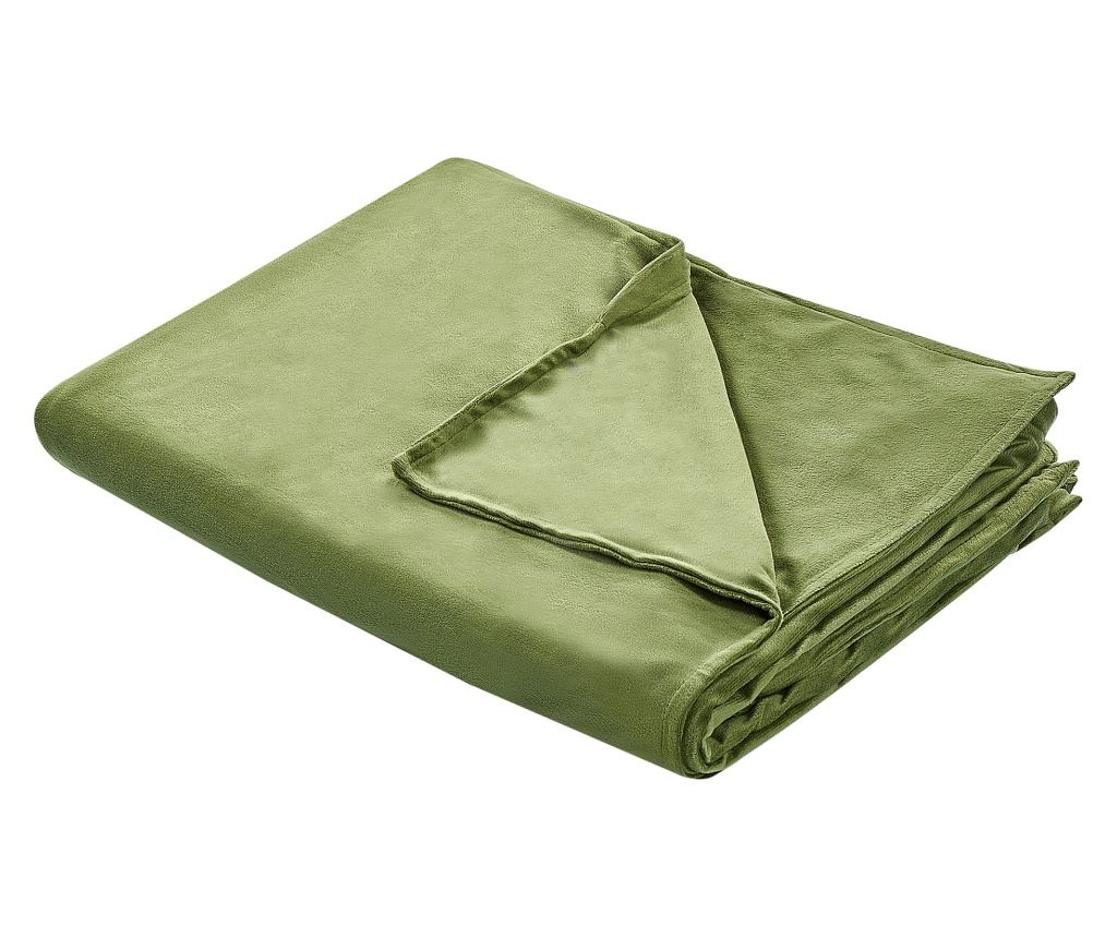 Súlyozott takaróhuzat 800 RHEA 120 x 180 cm Sötétzöld - 2