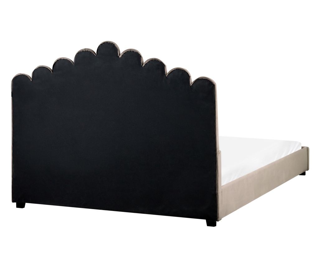 Ágy Bársony VINCENNES 160 x 200 cm Tópszín - 6