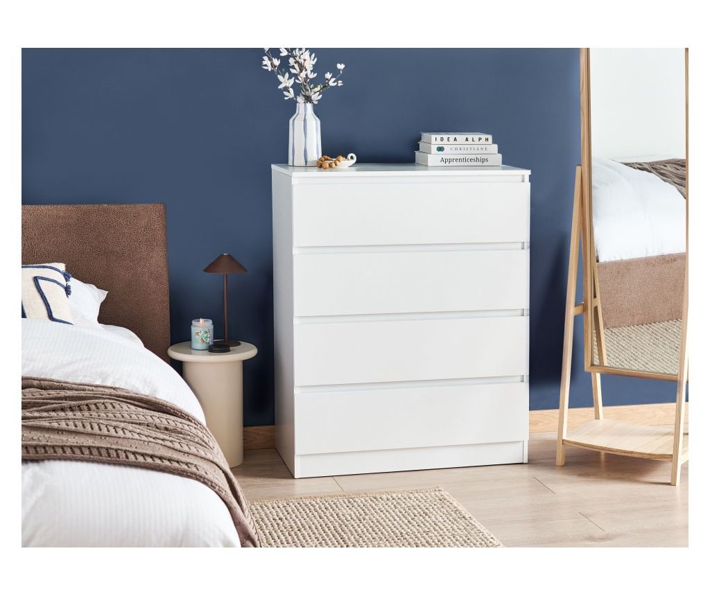 Négyfiókos komód WINNIPEG Fehér - 1