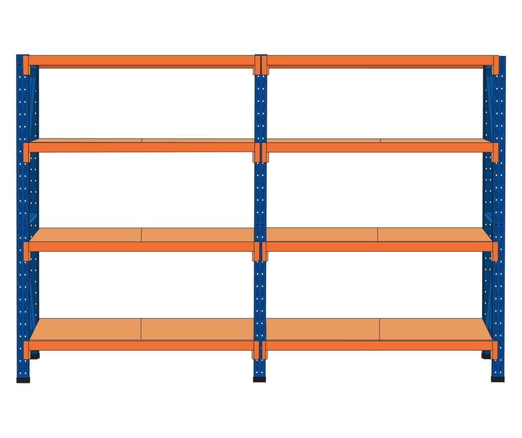 Salgó polc FIUGGI Fém 150 cm 60 cm Narancssárga - 9