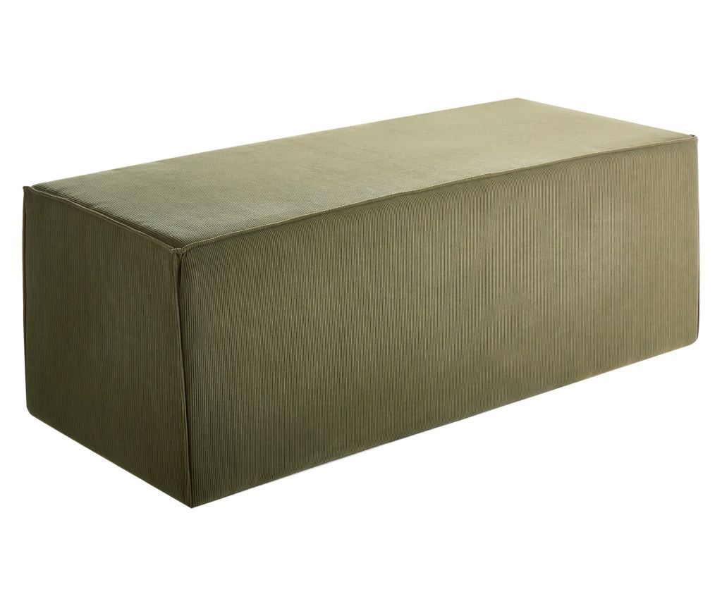 Puff VINITA Kordbársony Sötétzöld - 4