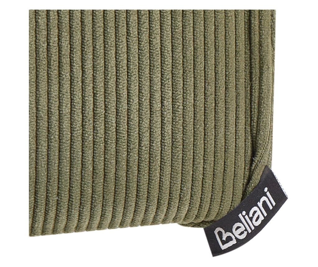 Puff VINITA Kordbársony Sötétzöld - 7