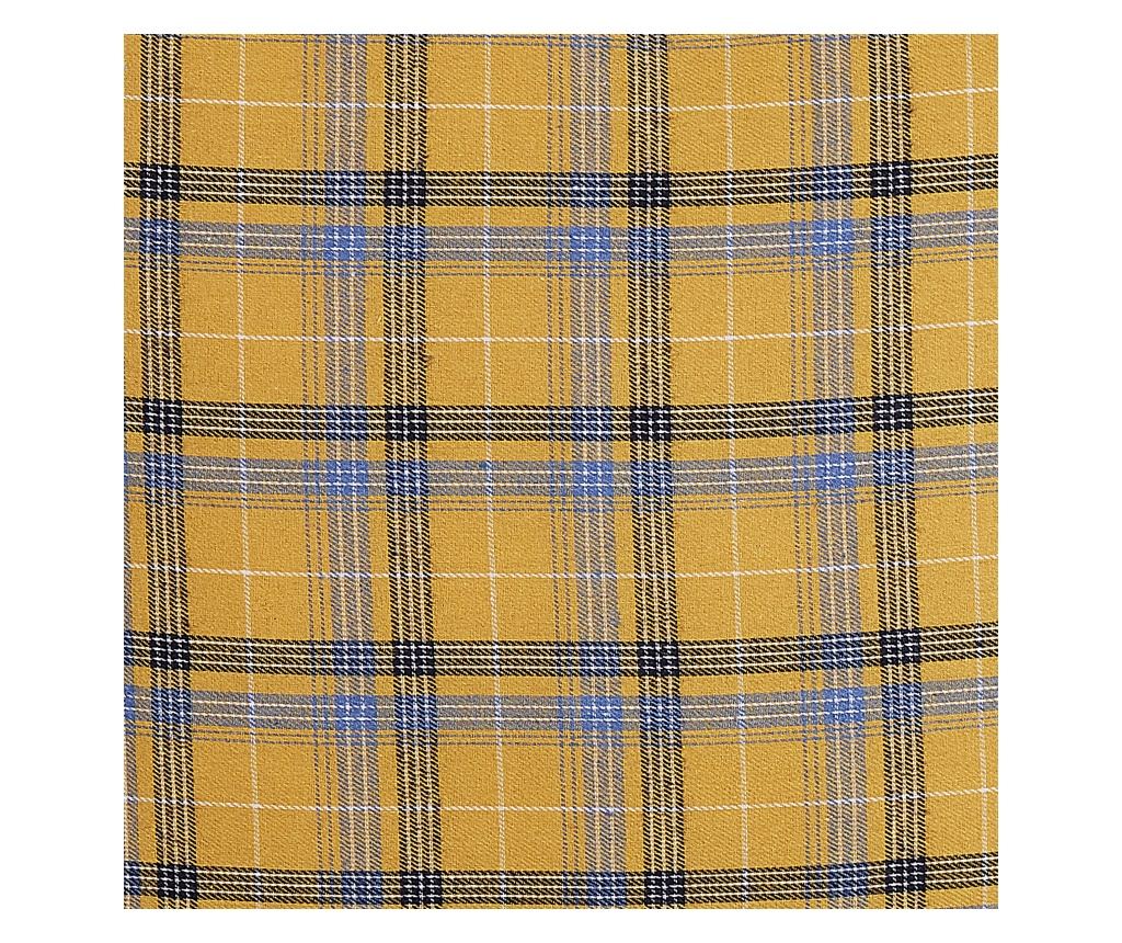 Díszpárna DICENTRA 45 x 45 cm Sárga Kockás - 5