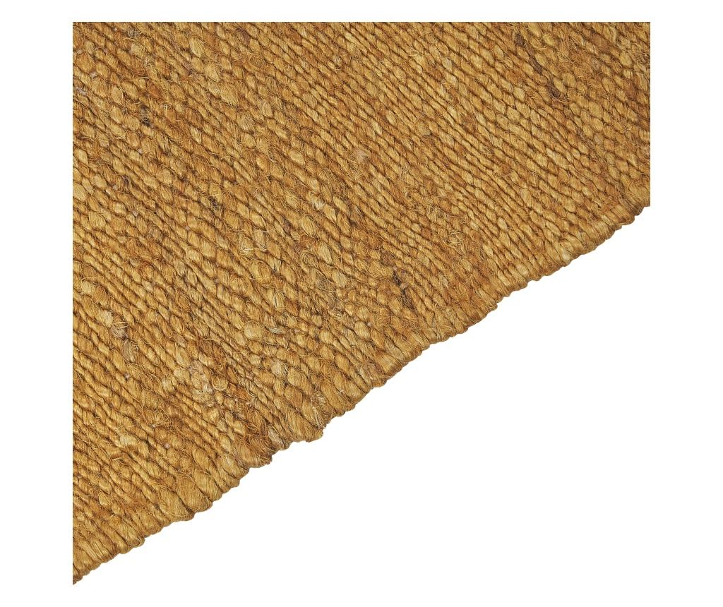 Szőnyeg LUNIA Mustársárga 80 x 150 cm Juta zsákvászon - 4