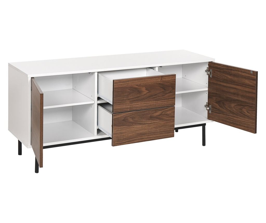 Szekrény OKLAND Fehér - 7