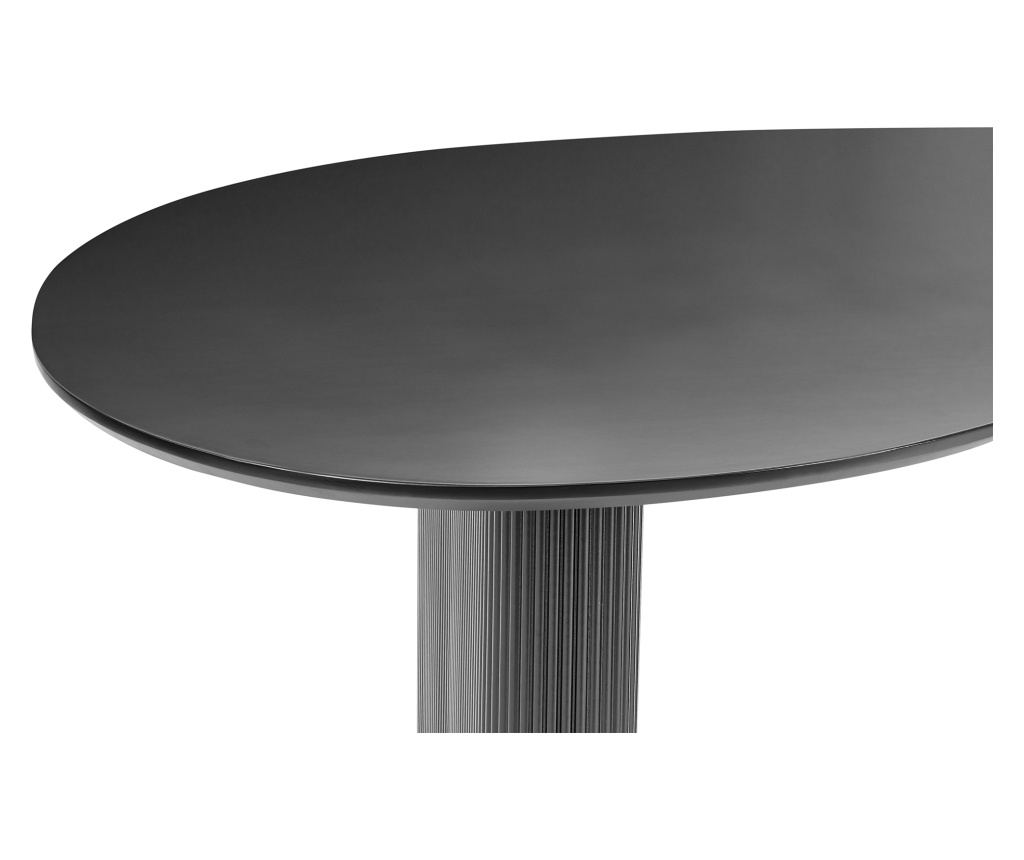 Étkezőasztal PEERY Fekete 93 cm 198 cm - 7