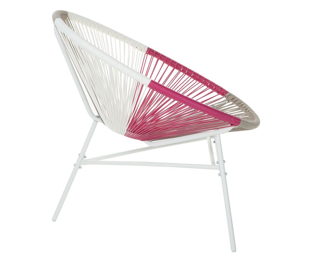 Kerti szék ACAPULCO PE Rattan Fukszia - 6