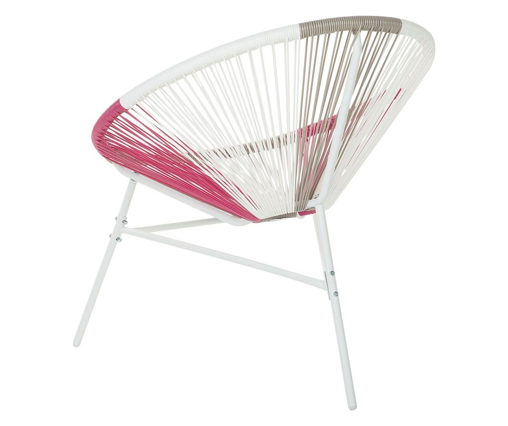 Kerti szék ACAPULCO PE Rattan Fukszia - 7