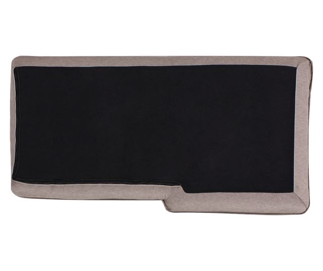 ELVENES 3-Seater Corner Sofa Taupe Right