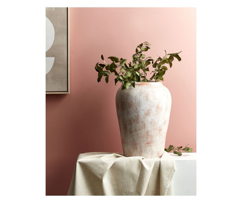 Dekor váza MIRI Kerámia 42 cm Fehér - 1