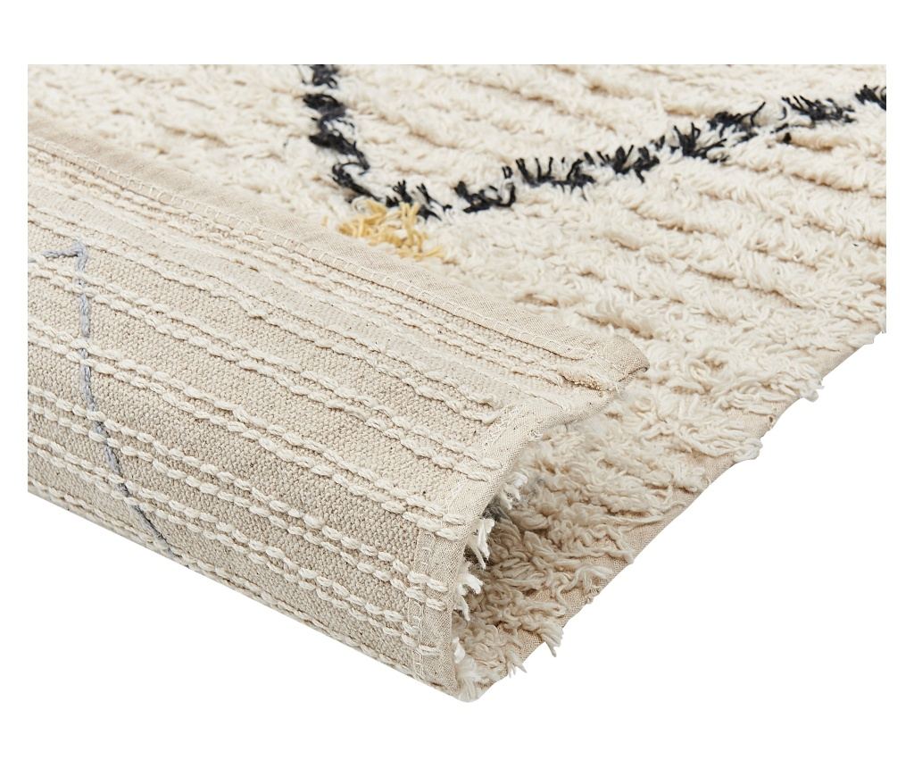 Szőnyeg TEZPUR Bézs 160 x 230 cm Pamut - 5