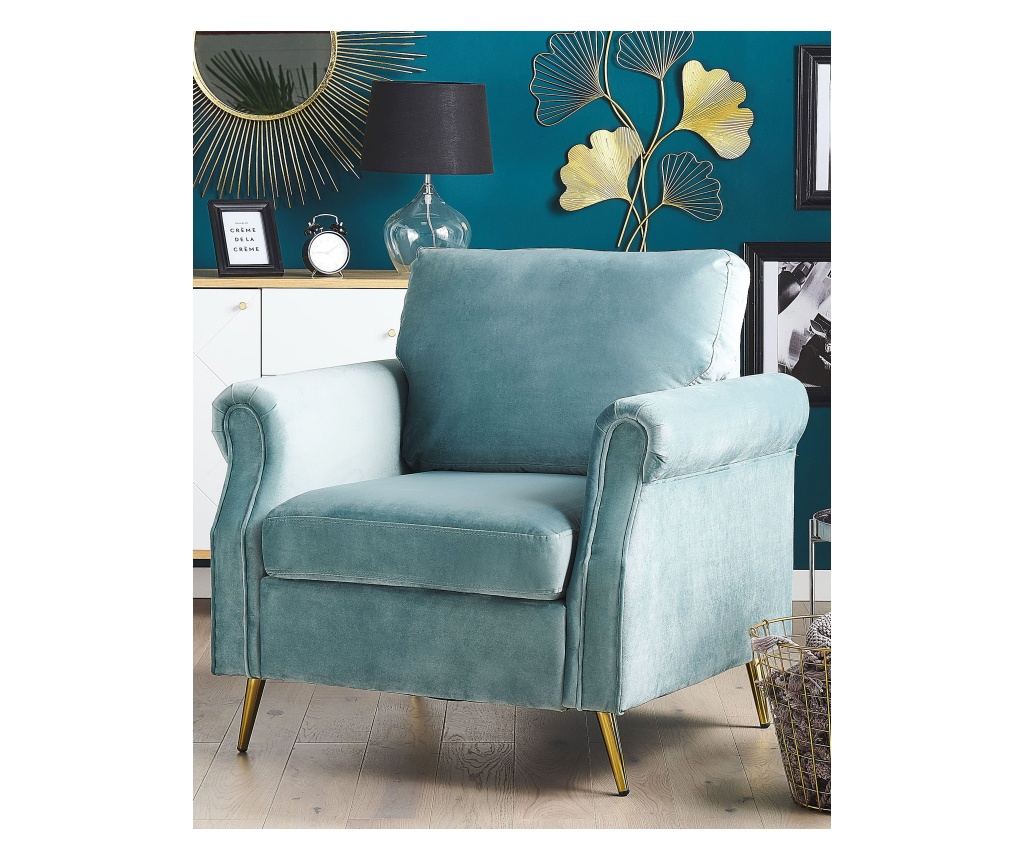 Fotel VIETAS Bársony Mentazöld - 1