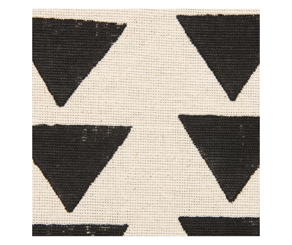 Díszpárna CERCIS Pamut 45 x 45 cm Bézs Geometrikus mintás - 6