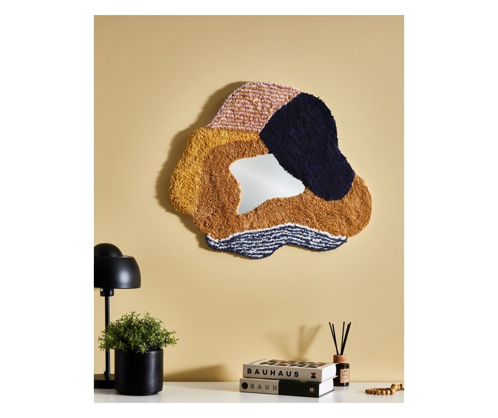 Falitükör ABASZA 60 cm 62 cm Pamut Színes - 1