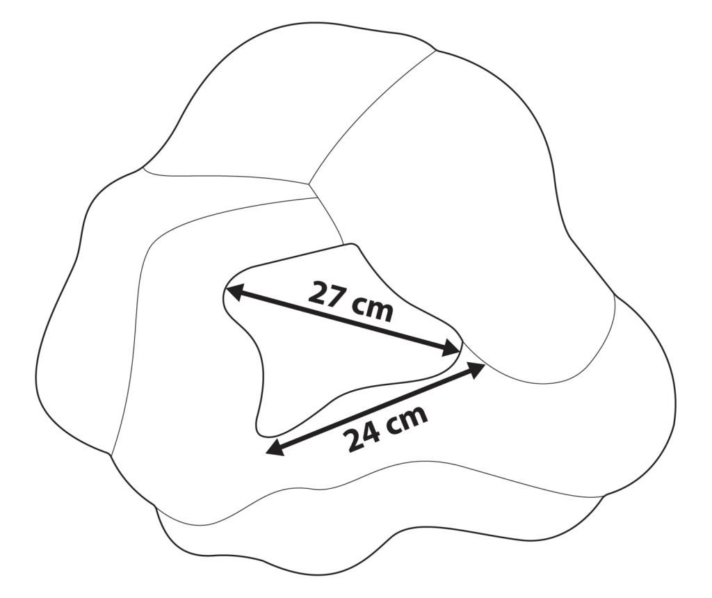Falitükör ABASZA 60 cm 62 cm Pamut Színes - 3