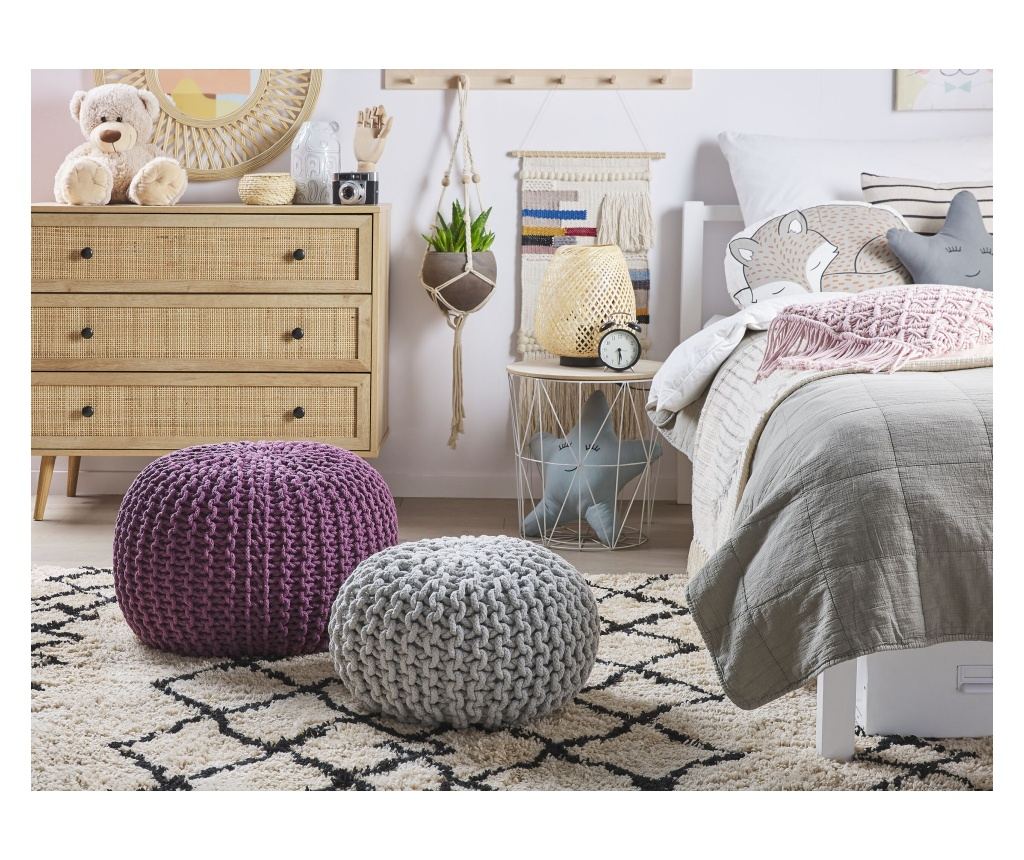 Puff CONRAD Pamut Ibolya - 1