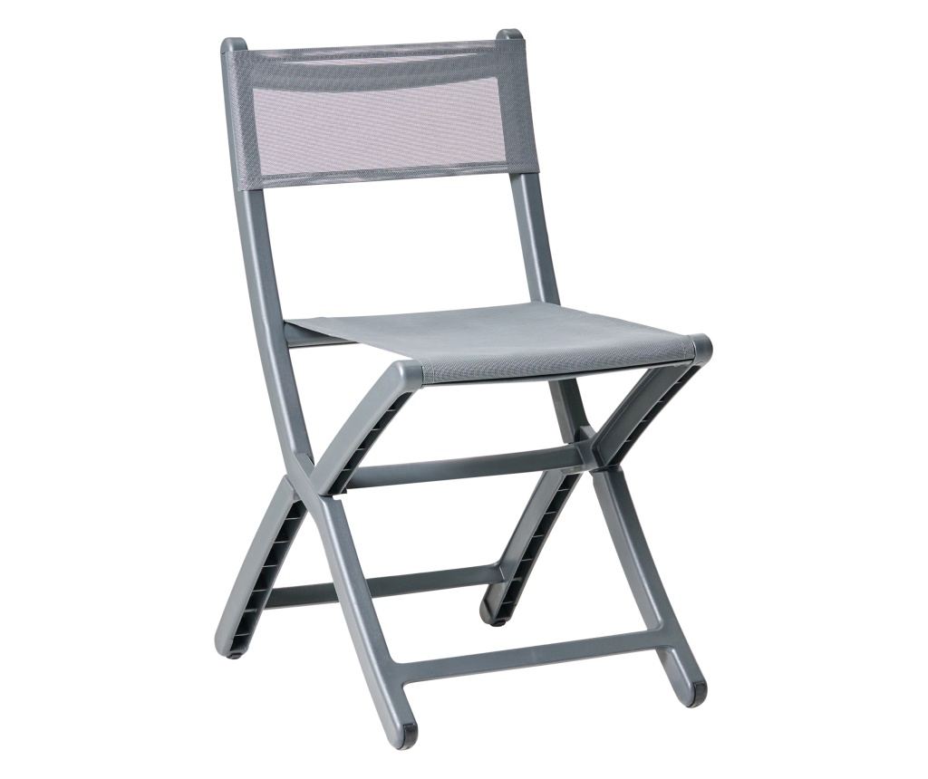 Négydarabos kerti szék szett TALCA Sötétszürke - 4