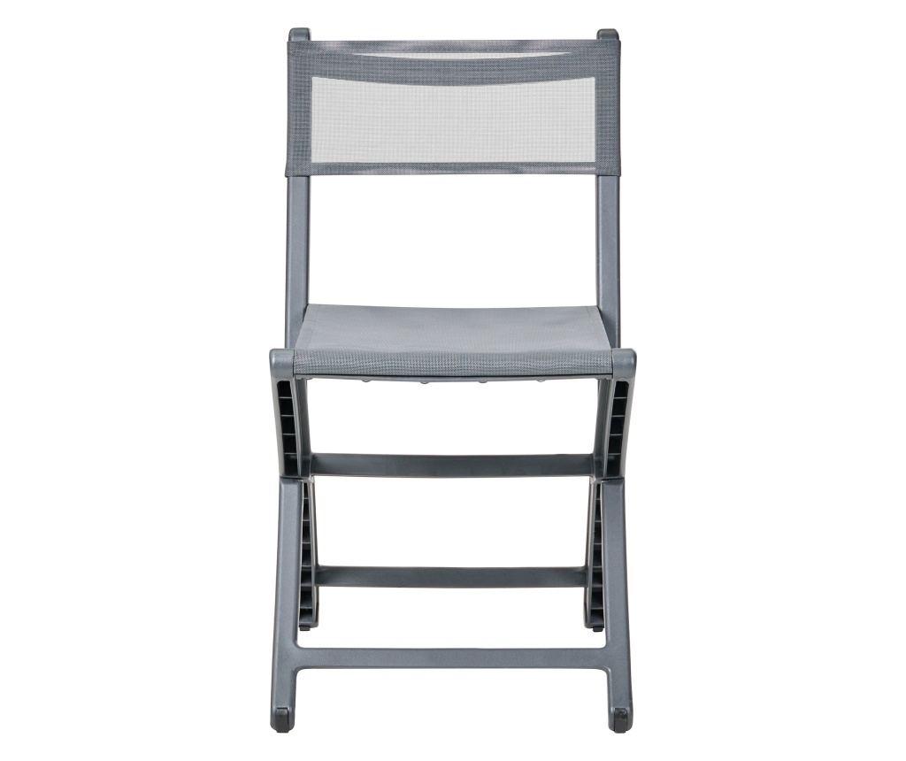 Négydarabos kerti szék szett TALCA Sötétszürke - 5