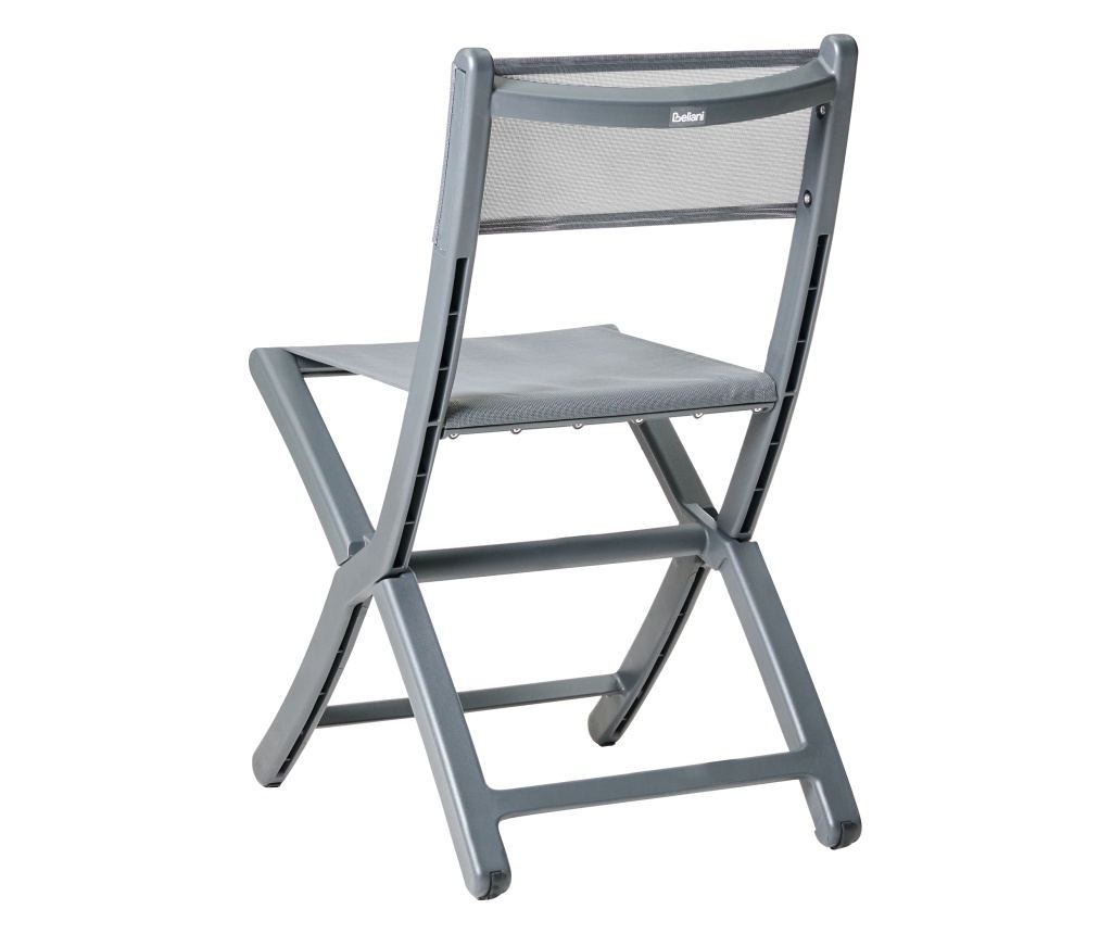 Négydarabos kerti szék szett TALCA Sötétszürke - 6