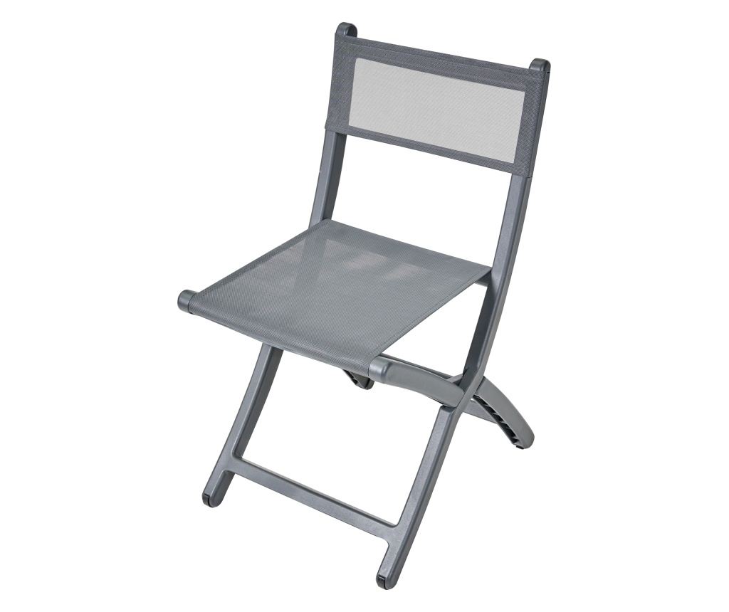 Négydarabos kerti szék szett TALCA Sötétszürke - 7