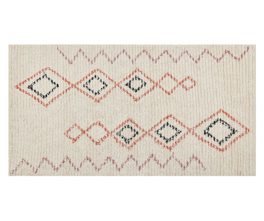 Szőnyeg GUWAHATI Bézs 80 x 150 cm Pamut - 2