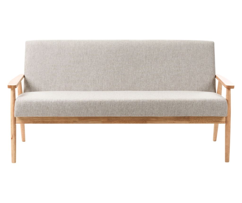 Ülőgarnitúra 6 személyes ESRUM Világosbarna/szürke - 2