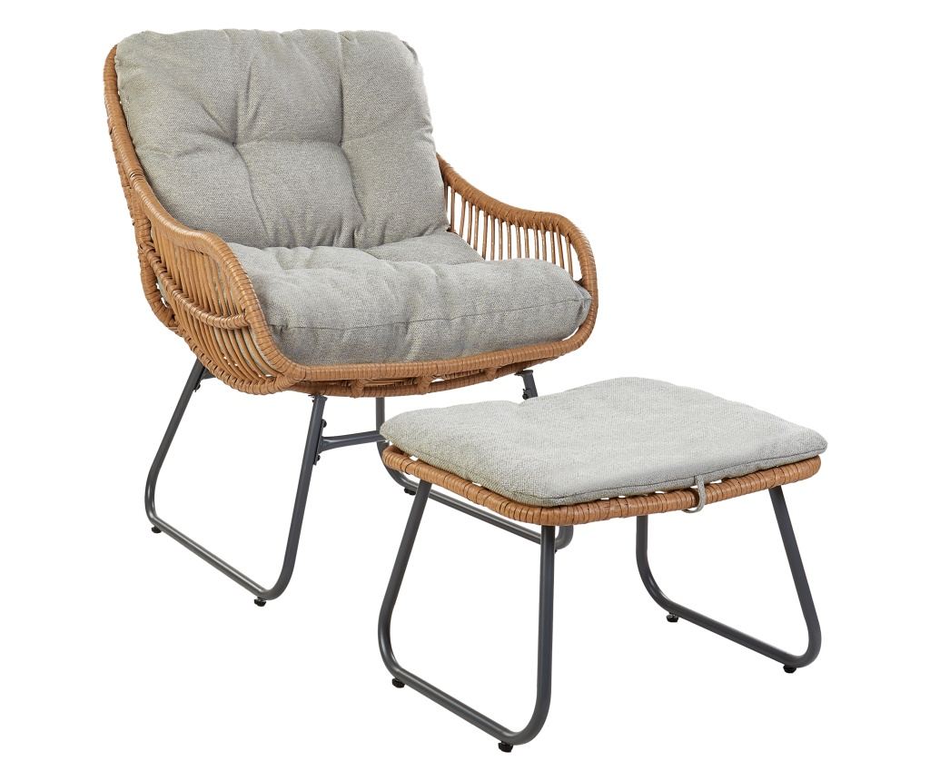 Kerti szék MESTRE PE Rattan Természetes - 2