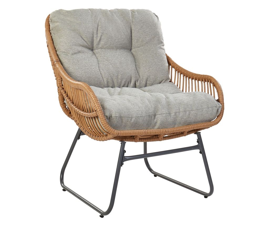 Kerti szék MESTRE PE Rattan Természetes - 4