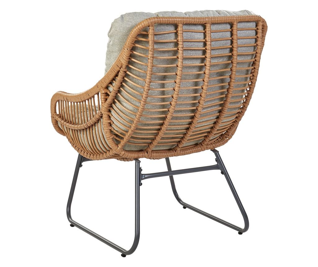 Kerti szék MESTRE PE Rattan Természetes - 6