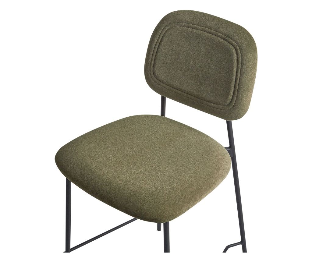 Bárszék kétdarabos szettben DUETTE Bársony Olivazöld - 7