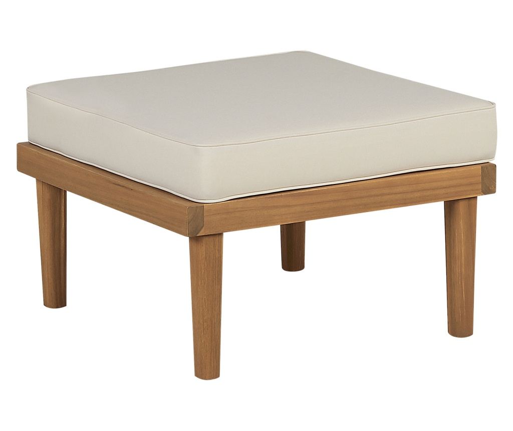 Kerti ülőgarnitúra asztallal és ottománnal 4 személyes BARATTI Akácfa Barna - 11