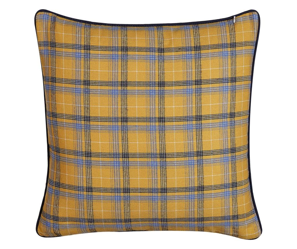 Díszpárna DICENTRA 45 x 45 cm Sárga Kockás - 2
