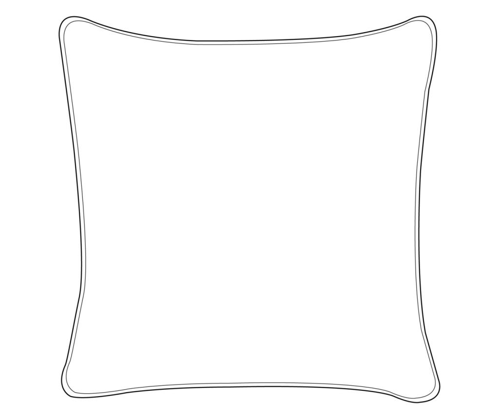 Díszpárna DICENTRA 45 x 45 cm Sárga Kockás - 3