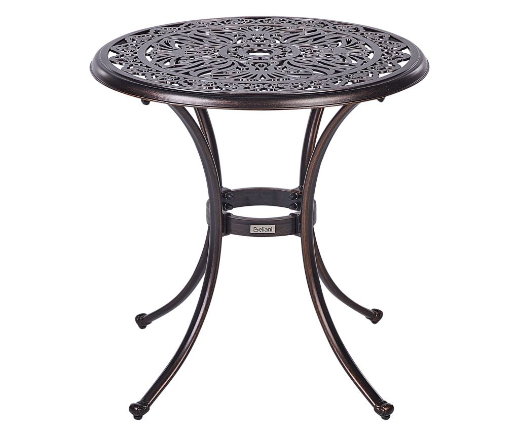 Bisztró asztal ANDALO 68 cm 68 cm Fém Barna - 4