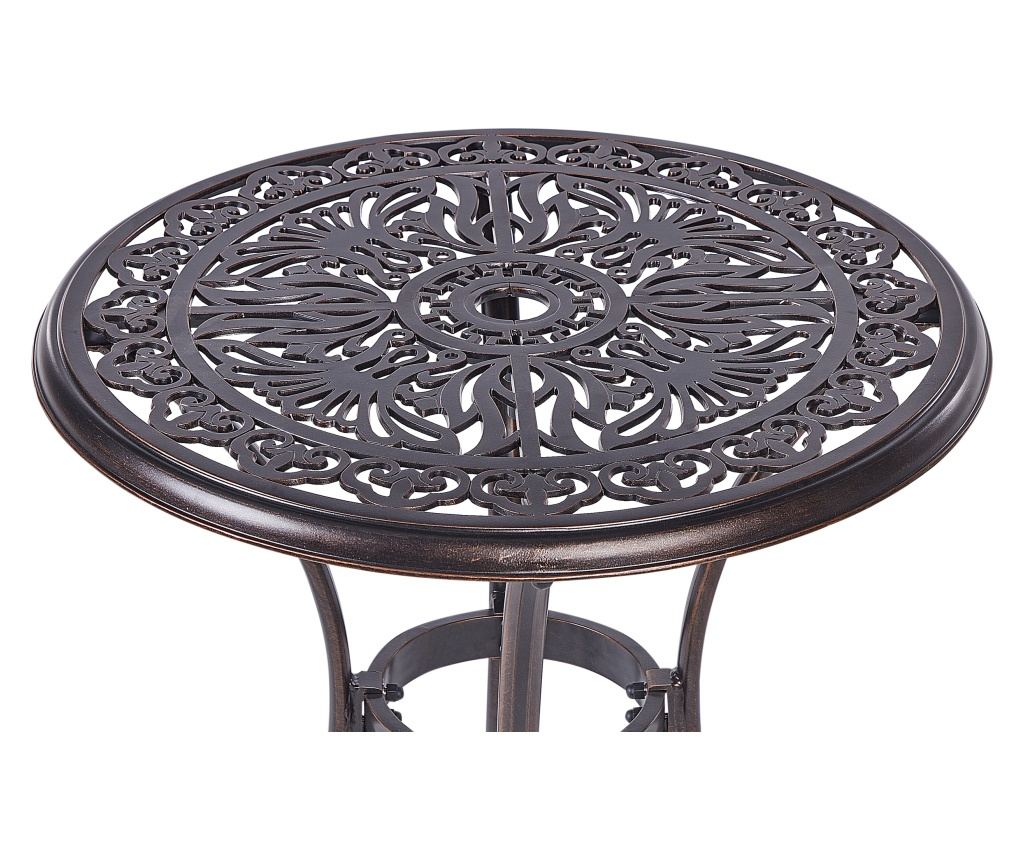 Bisztró asztal ANDALO 68 cm 68 cm Fém Barna - 5