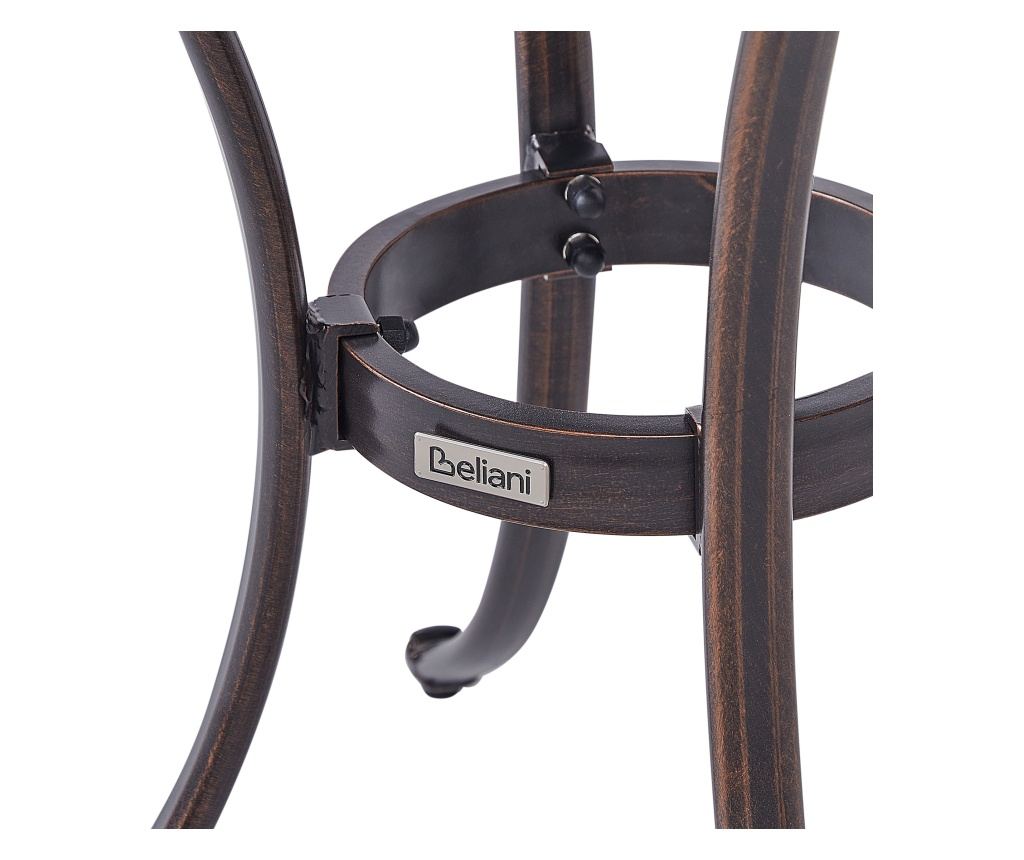 Bisztró asztal ANDALO 68 cm 68 cm Fém Barna - 7