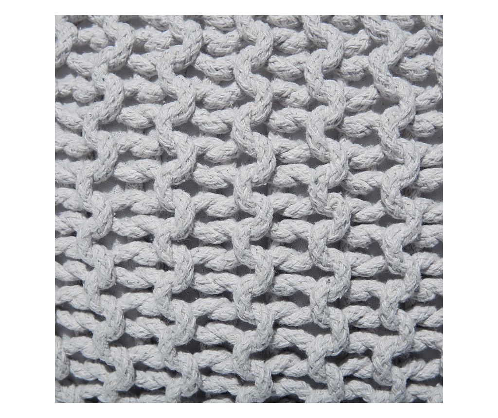 Puff CONRAD Pamut Világosszürke - 6